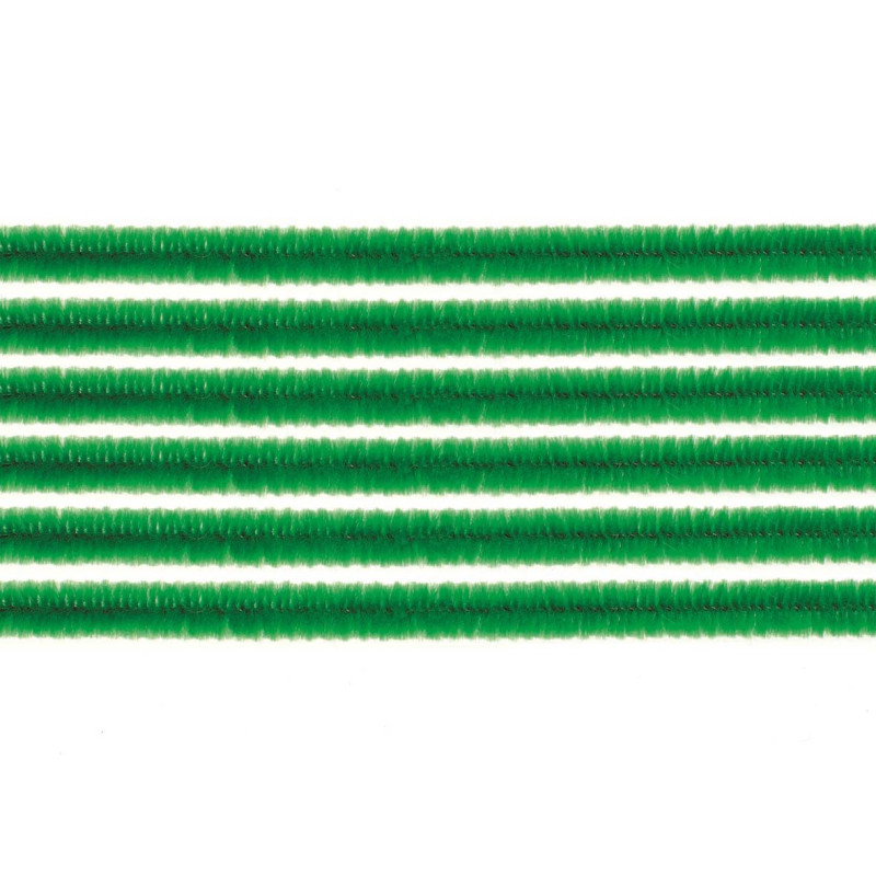 Chenilledraad grasgroen
