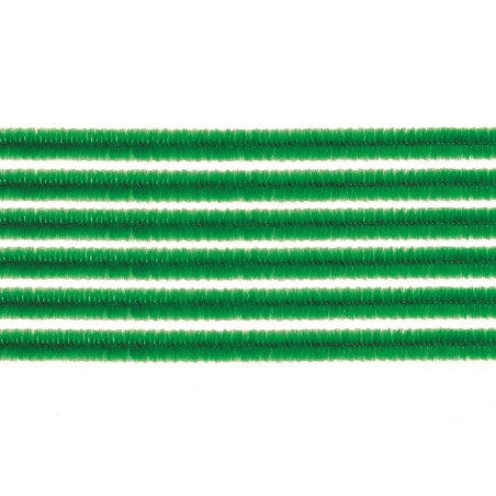 Chenilledraad grasgroen