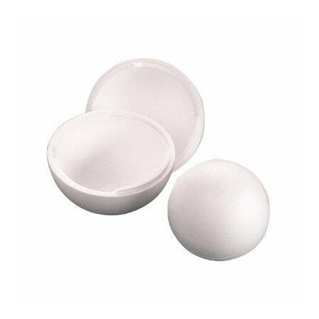 Styropor bal 25cm deelbaar