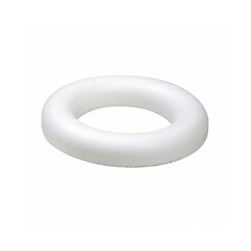 Styropor ring - 17cm plat