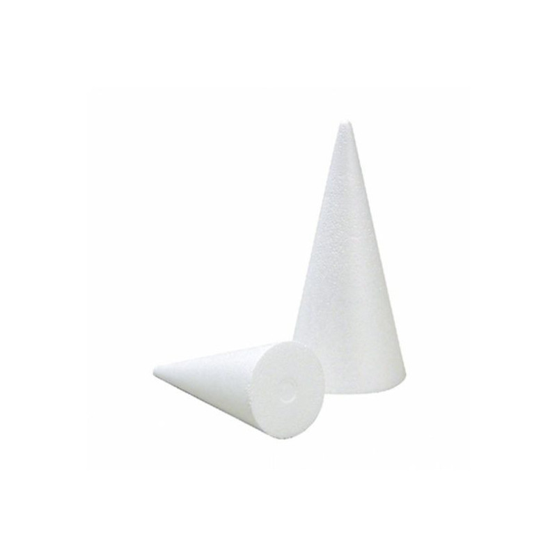 Styropor kegel - 20cm