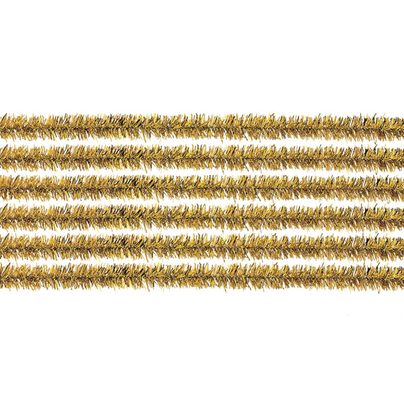 Chenilledraad goud