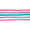 Chenilledraad roze-paars-lichtblauw