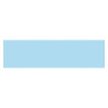 Hobbyrubber licht blauw 20x30cm