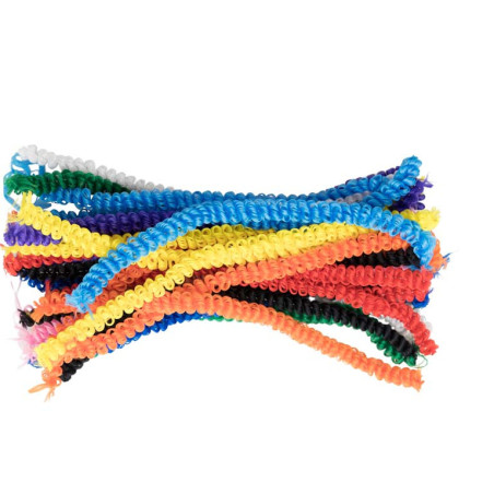 Chenilledraad assorti loop