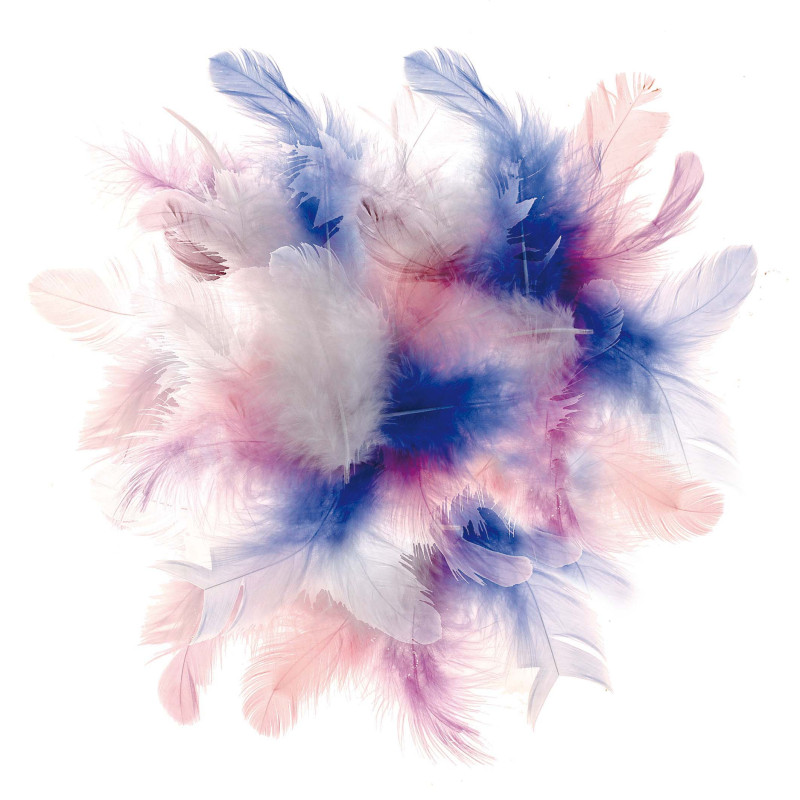 Marabu-veren pastel mix