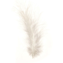 Marabu-veren wit