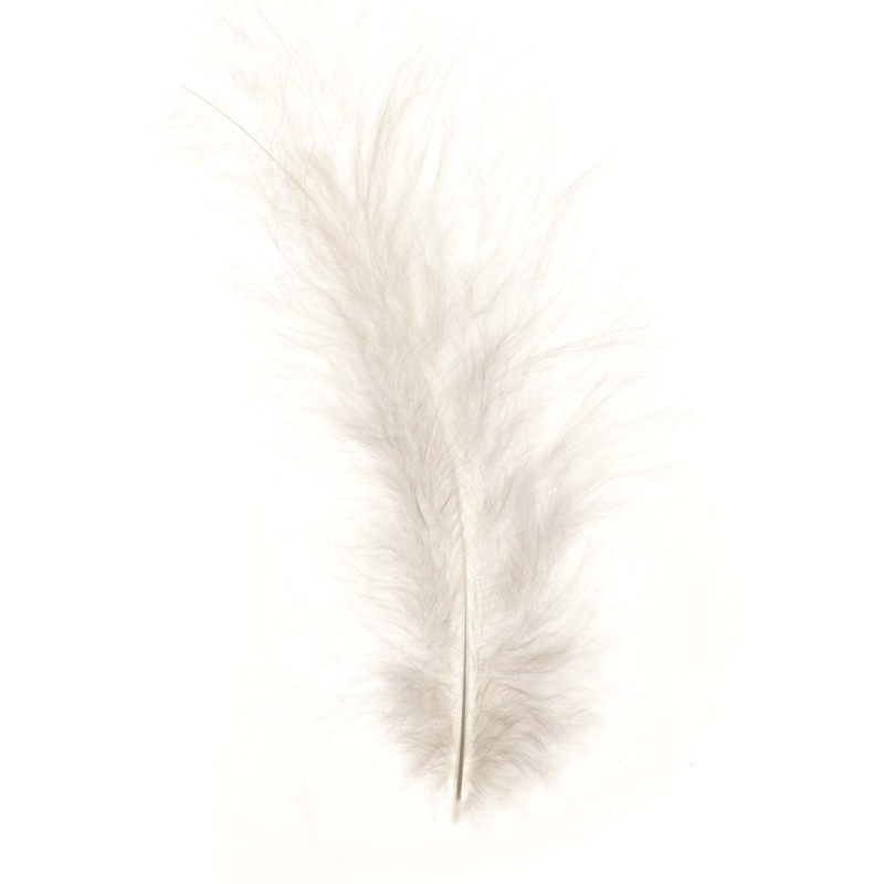 Marabu-veren wit