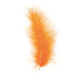 Marabu-veren oranje