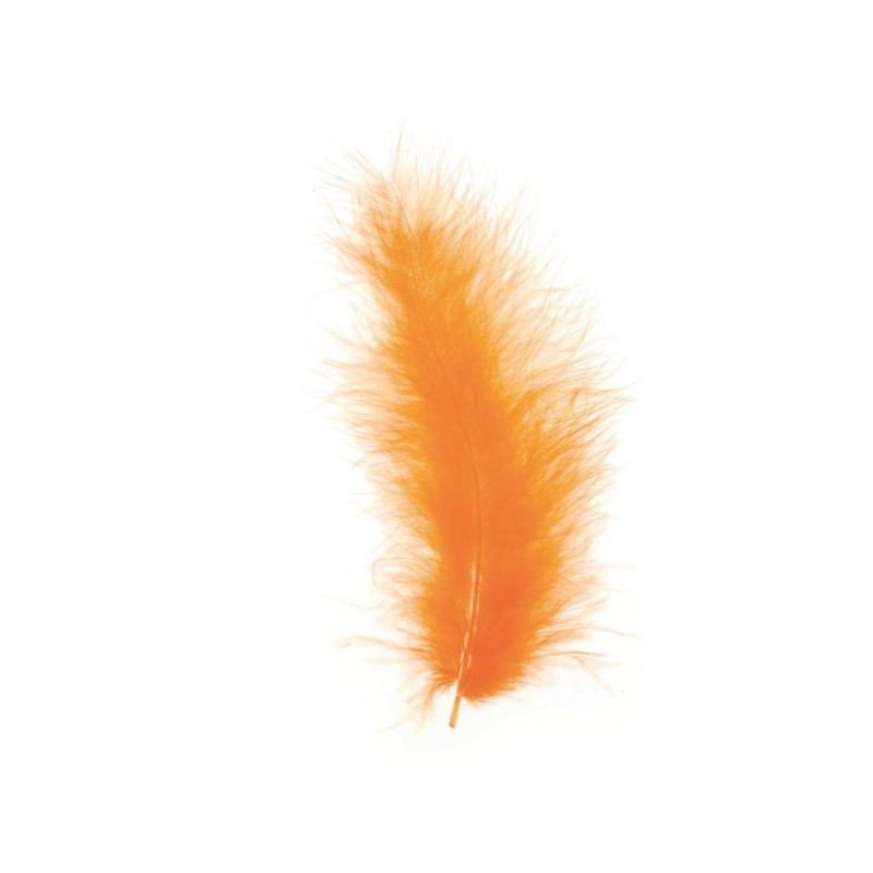 Marabu-veren oranje