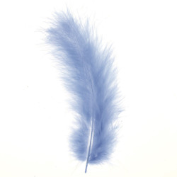 Marabu-veren licht-blauw