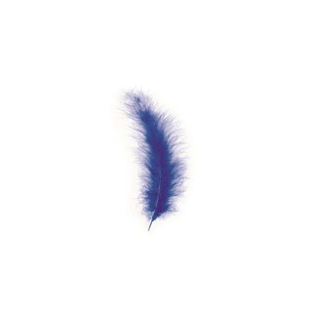 Marabu-veren blauw