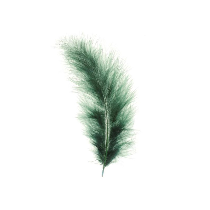 Marabu-veren donker-groen