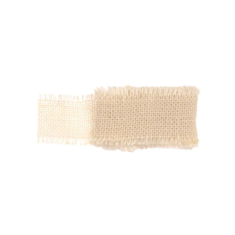 Juteband crème