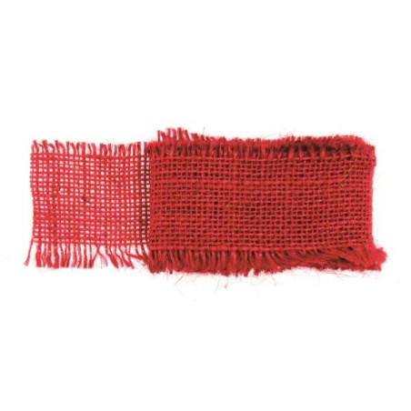 Juteband rood