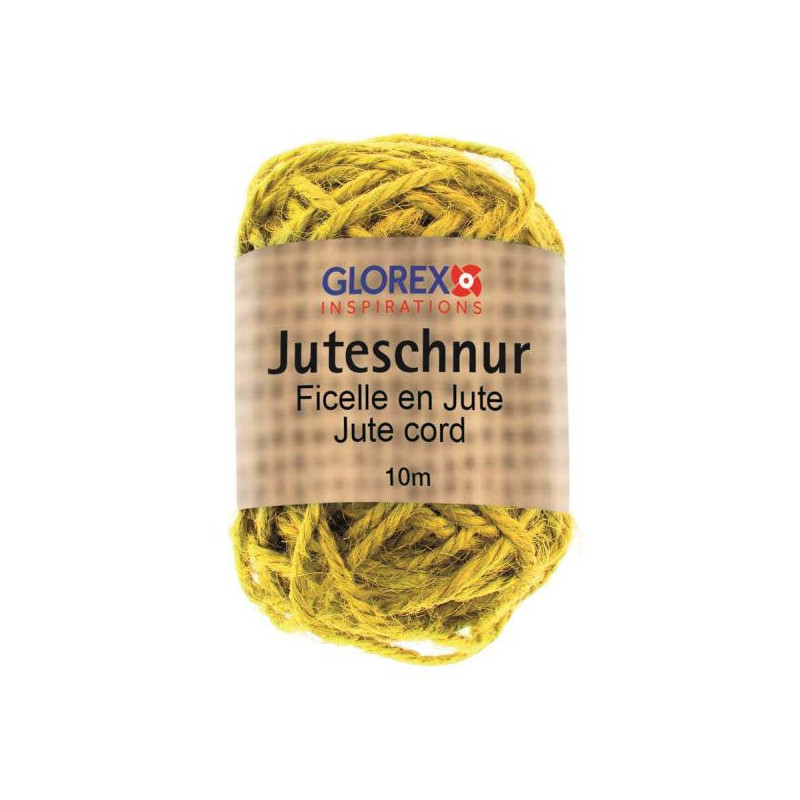 Jutetouw geel