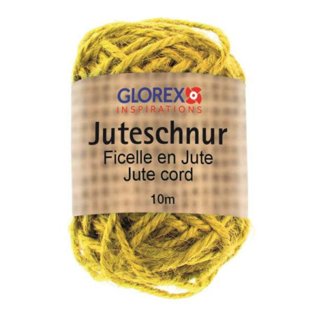 Jutetouw geel