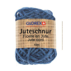 Jutetouw blauw