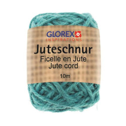 Jutetouw turquoise
