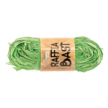 Natuurraffia geelgroen