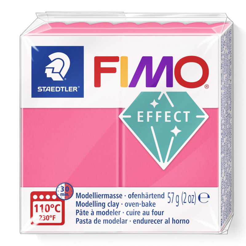 Fimo effect transparant rood