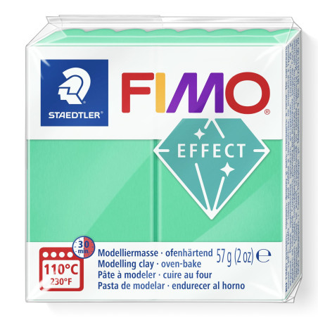 Fimo effect transparant groen