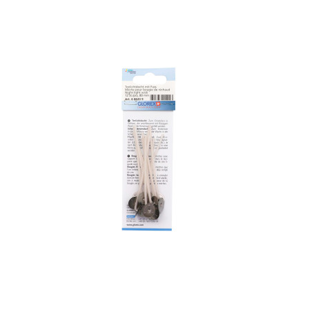 Theelicht lont 8cm