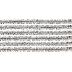 Chenilledraad mix goud/zilver 160st.