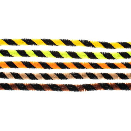 Chenilledraad bicolor gedraaid