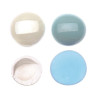 Glas-nuggets blauwe mix