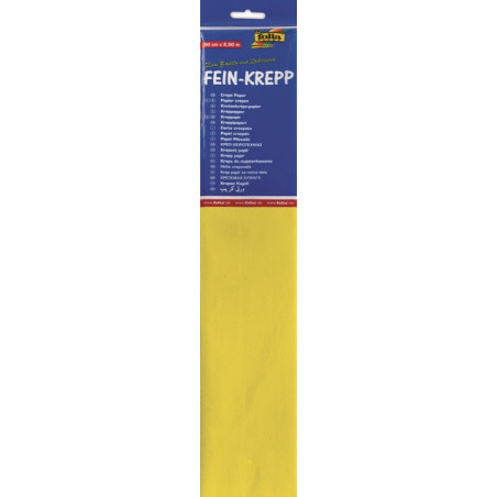 Crêpepapier  geel