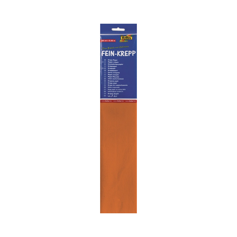 Crêpepapier  oranje