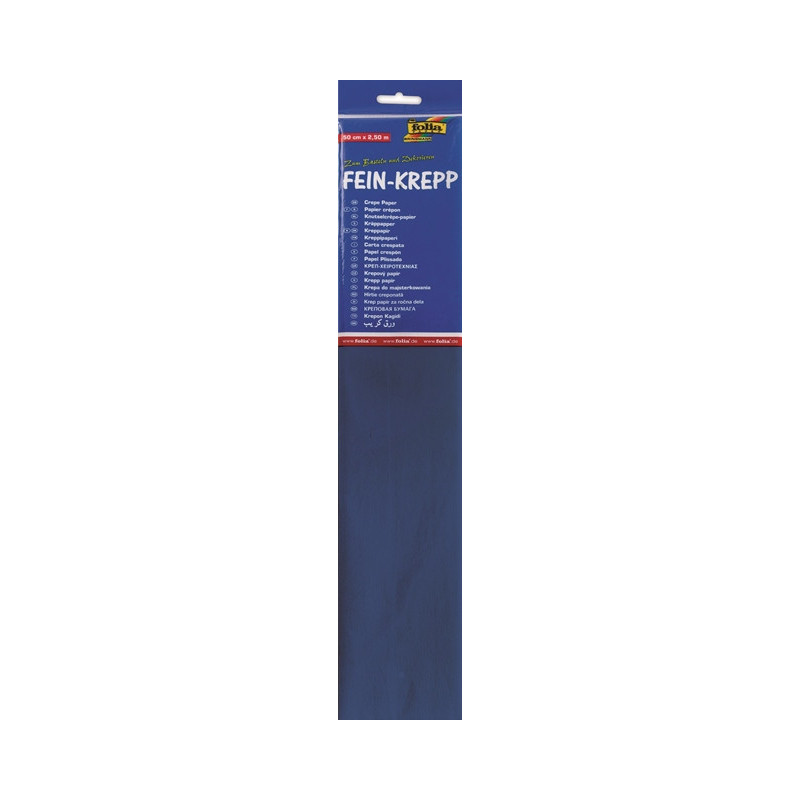 Crêpepapier  donkerblauw