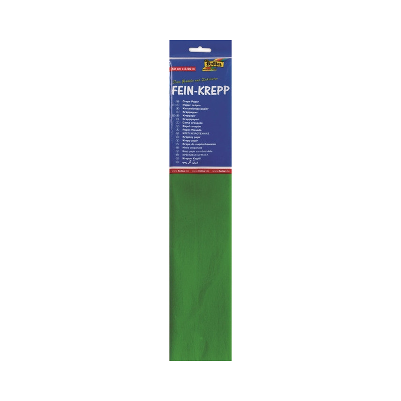 Crêpepapier  geelgroen