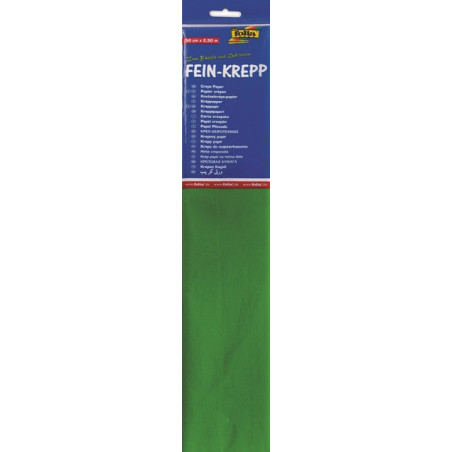 Crêpepapier  geelgroen
