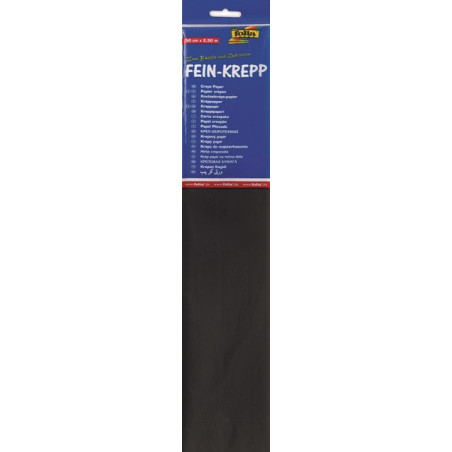 Crêpepapier  zwart