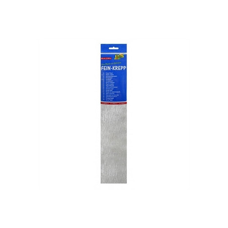 Crêpepapier zilver