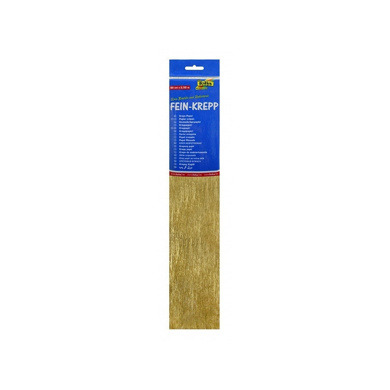 Crêpepapier goud
