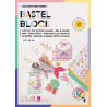 Knutselblok Glitter 24x34cm