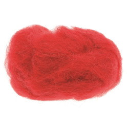 Schapenwol  100% rood