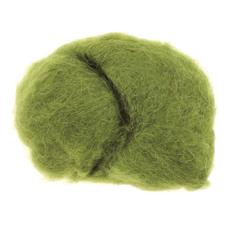 Schapenwol  100% groen