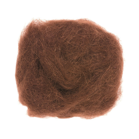 Schapenwol  100% bruin