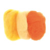 Schapenwol  100% gele mix