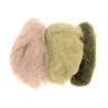 Schapenwol  100% groene mix