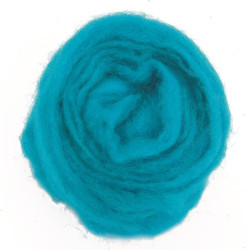 Schapenwol  100% turquoise