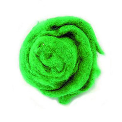 Schapenwol  100% lichtgroen