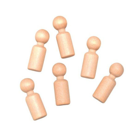 Kegelpoppetjes 3,8cm FSC®