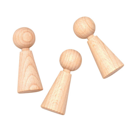 Kegelpoppetjes 6cm FSC®