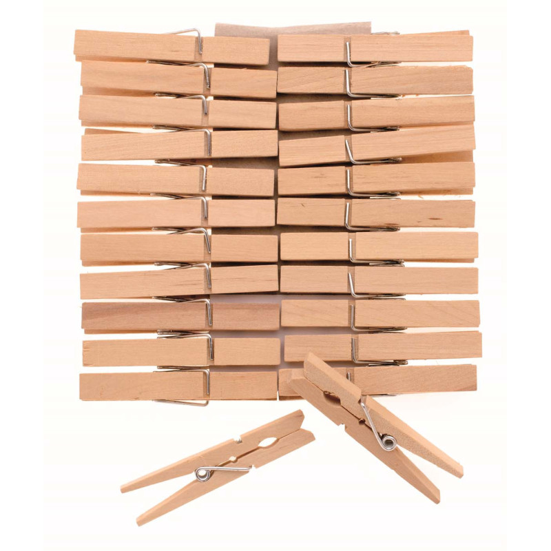 Houten wasknijpers 72mm FSC®
