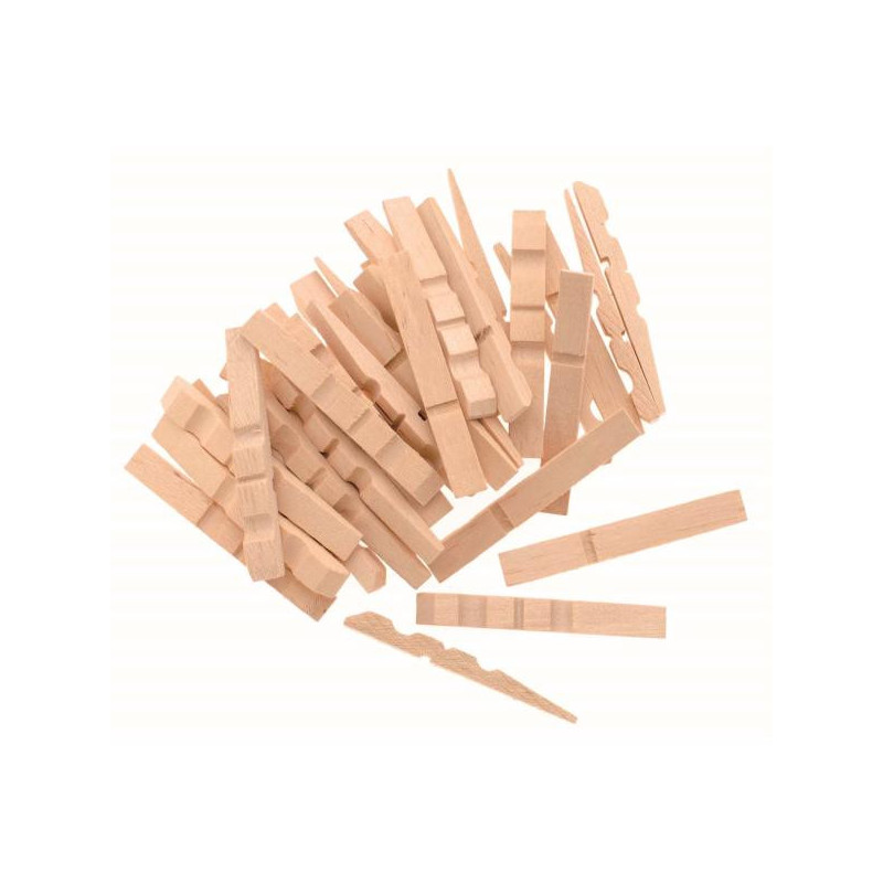 Halve houten wasknijpers 7,2mm FSC®